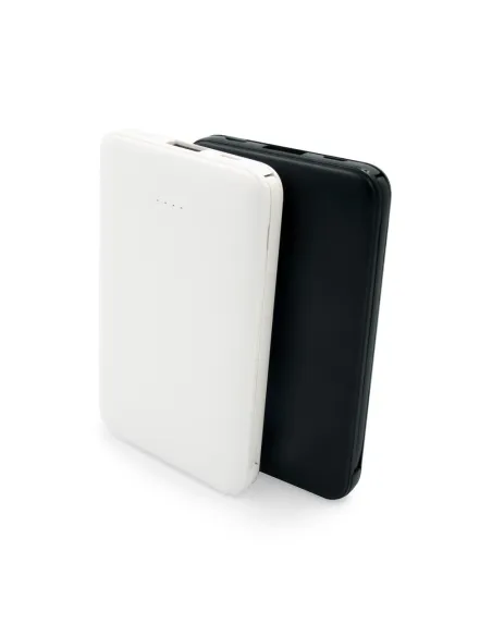 Power bank 5000 mAh ze zintegrowanymi kablami, adapter w komplecie | Presley-V0905