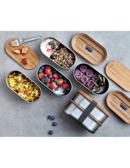 Lunchbox, pudełko śniadaniowe Black+Blum Double Bento-P439.20