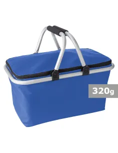 Koszyk poliestrowy, składany, torba termoizolacyjna-V9432/W