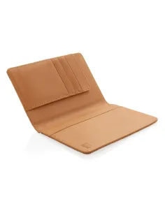 Korkowe etui na karty kredytowe i paszport, ochrona RFID-P820.45