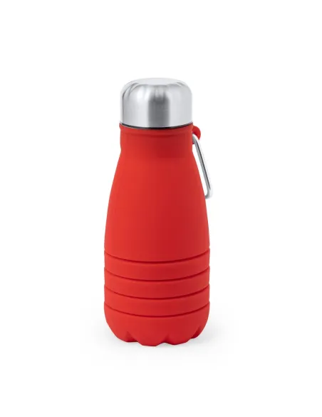 Składana butelka sportowa 550 ml z karabińczykiem-V1311
