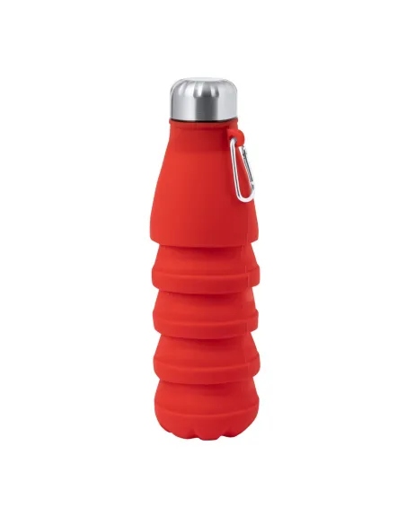 Składana butelka sportowa 550 ml z karabińczykiem-V1311