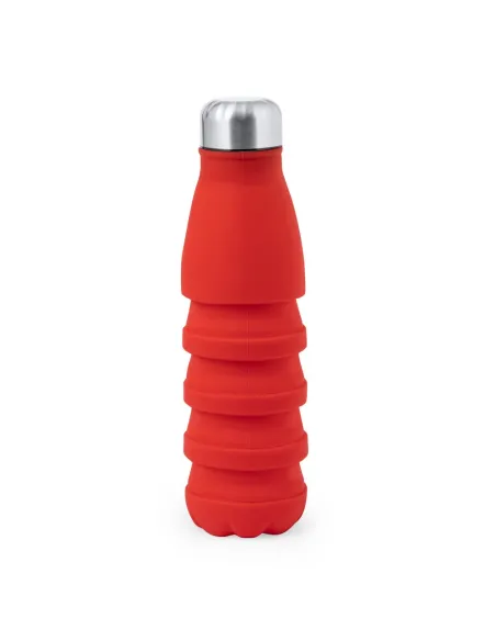 Składana butelka sportowa 550 ml z karabińczykiem-V1311