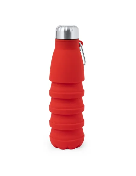 Składana butelka sportowa 550 ml z karabińczykiem-V1311