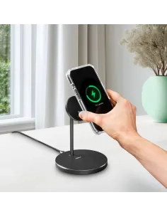 Magnetyczna ładowarka bezprzewodowa 15W Hama-VH036 2