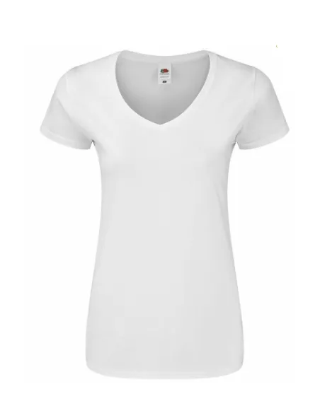 FRUIT OF THE LOOM KOSZULKA ICONIC 150 V-NECK T