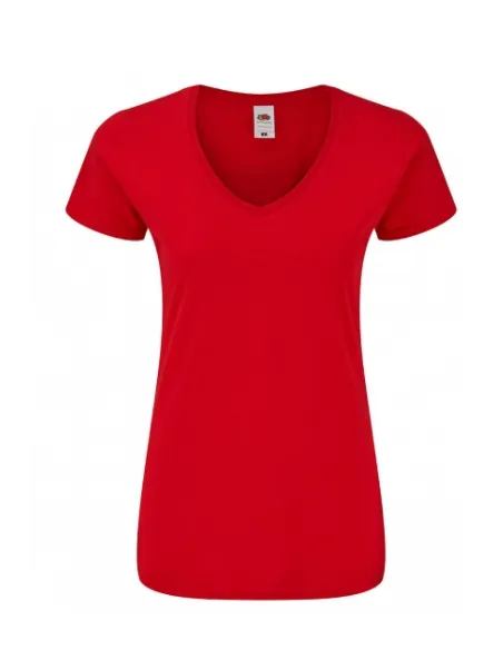 FRUIT OF THE LOOM KOSZULKA ICONIC 150 V-NECK T
