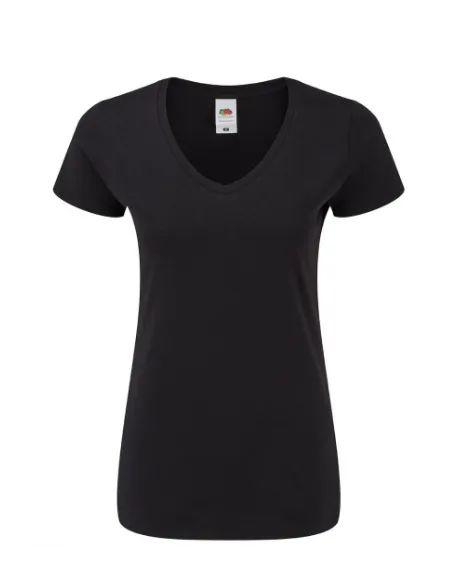 FRUIT OF THE LOOM KOSZULKA ICONIC 150 V-NECK T
