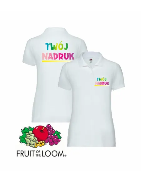 FRUIT OF THE LOOM KOSZULKA POLO DAMSKA 593.01