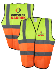 Dwukolorowa Kamizelka Odblaskowa