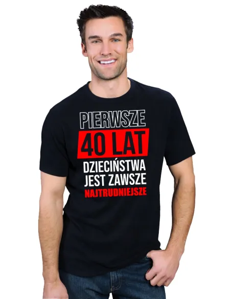 Koszulka personalizowana na urodziny