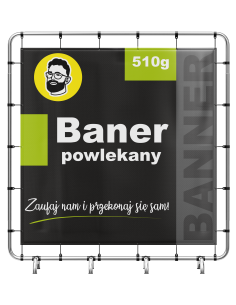 Baner Powlekany 510g na Zamówienie - Druk 35zł/m² - Ledtechnic