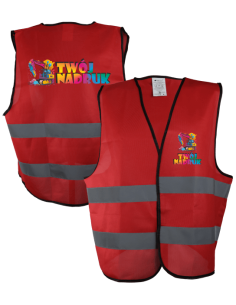 KAMIZELKA ODBLASKOWA CZERWONA SS-C011R