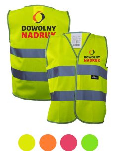 KAMIZELKA ODBLASKOWA DZIECIĘCA VIZWELL