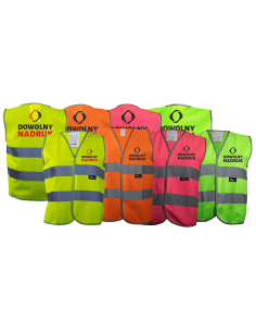 KAMIZELKA ODBLASKOWA DZIECIĘCA VIZWELL 2