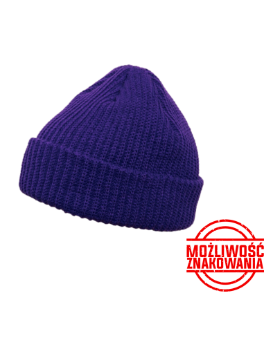 CZAPKA ZIMOWA Z NADRUKIEM FLEXFIT BEANIE RIB 1502RB