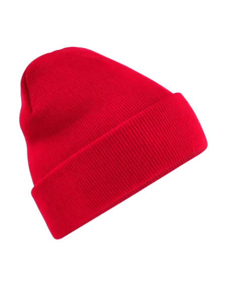 CZAPKA ZIMOWA Z NADRUKIEM BEECHFIELD BEANIE Z RECYKLINGU B45R