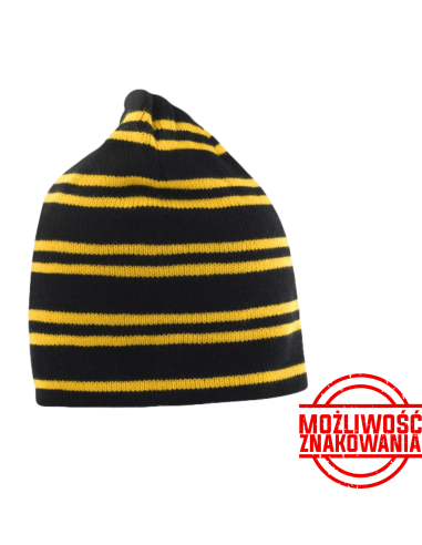 CZAPKA ZIMOWA Z NADRUKIEM RESULT DWUSTRONNA BEANIE R354X