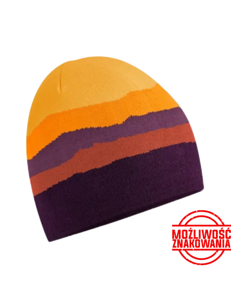 CZAPKA ZIMOWA Z NADRUKIEM BEECHFIELD MOUNTAIN PEAKS B394R