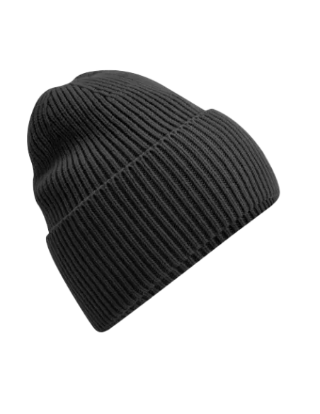 CZAPKA ZIMOWA Z NADRUKIEM BEECHFIELD ODWIJANA OVERSIZED B384R