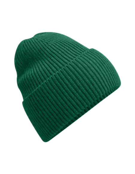 CZAPKA ZIMOWA Z NADRUKIEM BEECHFIELD ODWIJANA OVERSIZED B384R