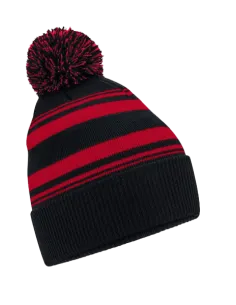 CZAPKA ZIMOWA Z NADRUKIEM BEECHFIELD W PASKI B473R 2