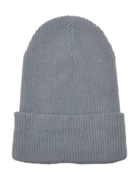 CZAPKA ZIMOWA Z NADRUKIEM FLEXFIT RECYCLED YARN RIBBED KNIT 1504RY