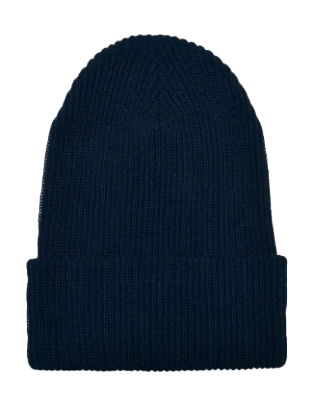 CZAPKA ZIMOWA Z NADRUKIEM FLEXFIT RECYCLED YARN RIBBED KNIT 1504RY