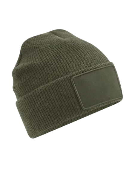 CZAPKA ZIMOWA Z NADRUKIEM BEECHFIELD REMOVABLE PATCH THINSULATE B540
