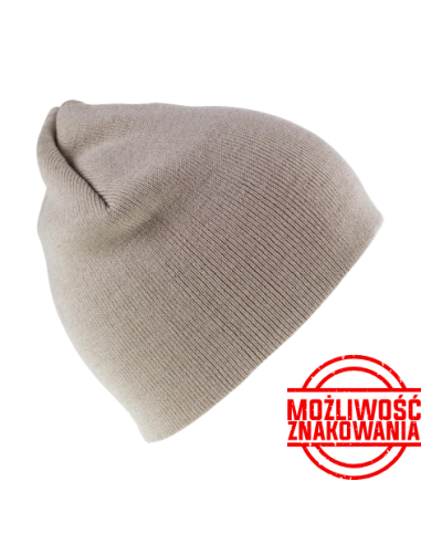 CZAPKA BEANIE Z NADRUKIEM RESULT SOFT FEEL CUFFLES BEANIE RC044X
