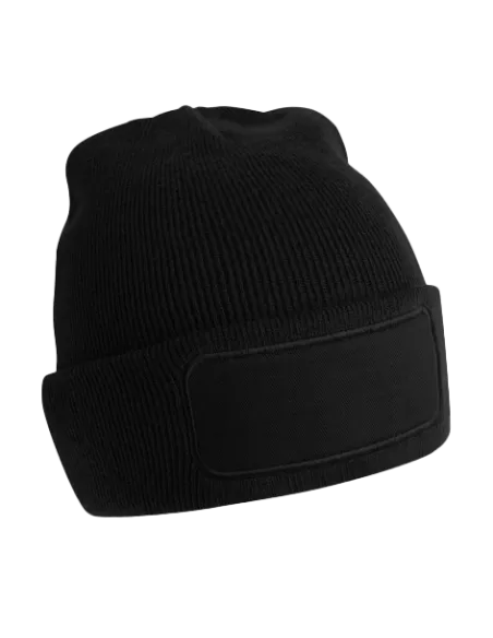 CZAPKA ZIMOWA Z NADRUKIEM BEECHFIELD Z NASZYWKĄ  PRINTERS  B445