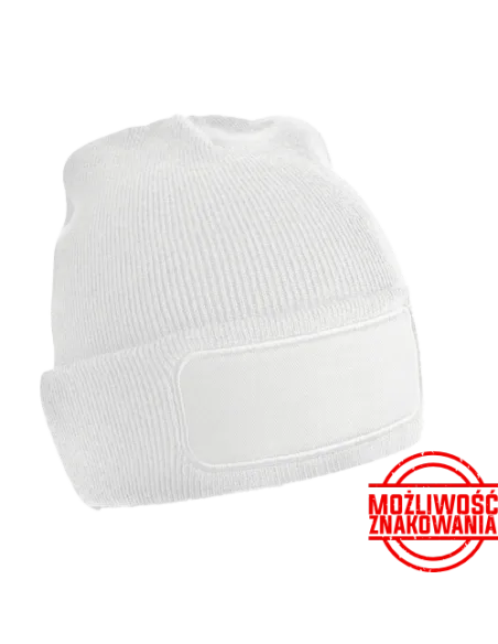 CZAPKA ZIMOWA Z NADRUKIEM BEECHFIELD Z NASZYWKĄ  PRINTERS  B445