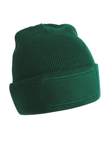 CZAPKA ZIMOWA Z NADRUKIEM BEECHFIELD Z NASZYWKĄ  PRINTERS  B445