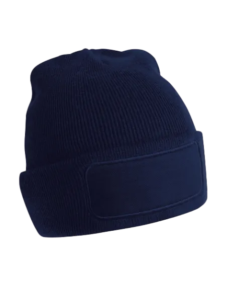 CZAPKA ZIMOWA Z NADRUKIEM BEECHFIELD Z NASZYWKĄ  PRINTERS  B445