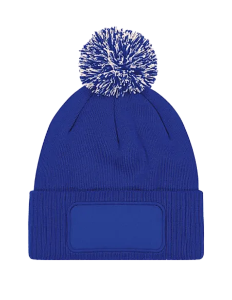 CZAPKA ZIMOWA Z NADRUKIEM BEECHFIELD Z NASZYWKĄ SNOWSTAR B443