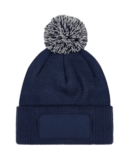 CZAPKA ZIMOWA Z NADRUKIEM BEECHFIELD Z NASZYWKĄ SNOWSTAR B443