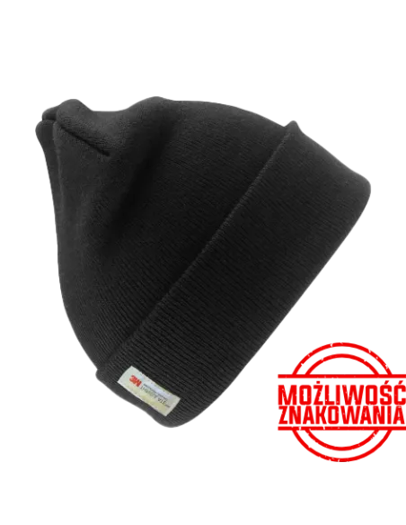 CZAPKA ZIMOWA Z NADRUKIEM RESULT NARCIARSKA WODOODPORNA RC033X