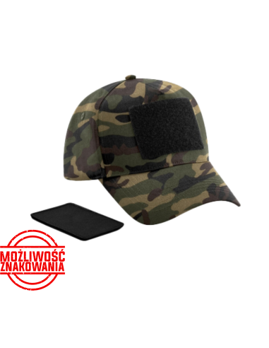 CZAPKA Z DASZKIEM BEECHFIELD REMOVABLE PATCH CAMO 121.69 B638
