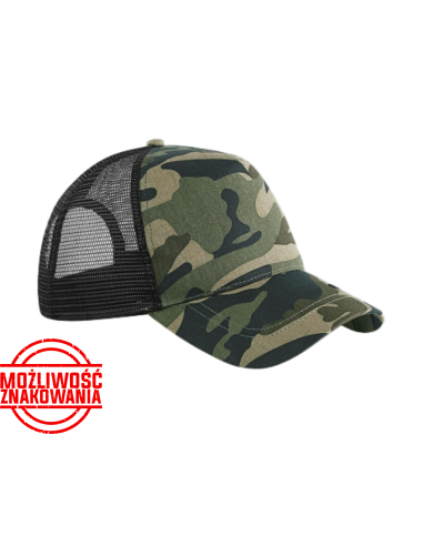 CZAPKA Z DASZKIEM BEECHFIELD TRUCKER CAMO 023.69 B694