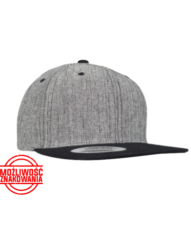 CZAPKA Z DASZKIEM FLEXFIT MELANGE SOLID SNAPBACK 355.68 6089MS