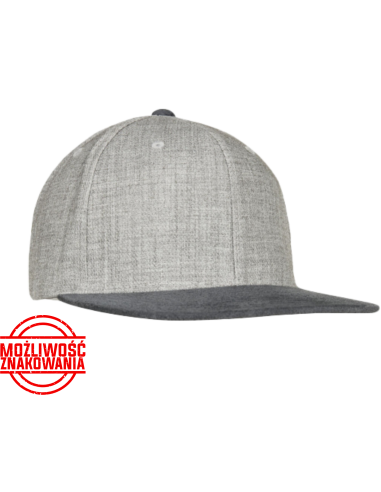 CZAPKA Z DASZKIEM FLEXFIT MELANGE VELOUR 671.68 6089VM