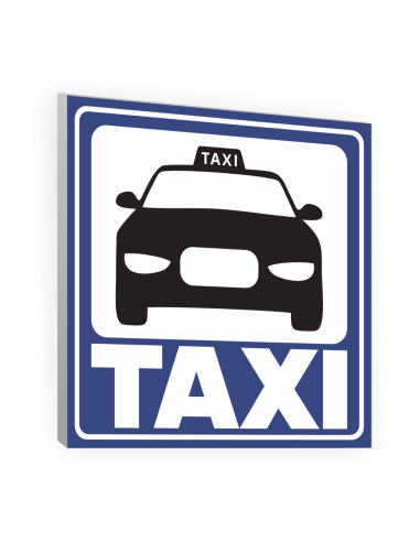 TABLICZKA INFORMACYJNA TAXI PCV 10x10 CM K20