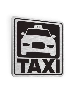TABLICZKA INFORMACYJNA TAXI DIBOND 10X10 CM K39