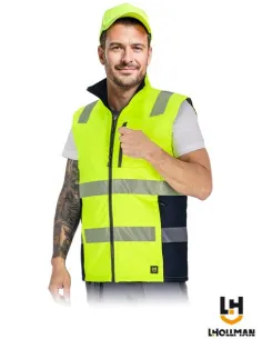 BEZRĘKAWNIK OCHRONNY OCIEPLANY LH-LASER YG