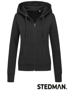 BLUZA DAMSKA ROZPINANA Z KAPTUREM SST5710 BLO