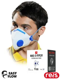 PÓŁMASKA OCHRONNA MAS-S-FFP2V W