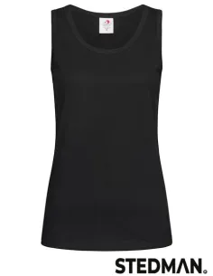 T-SHIRT DAMSKI BEZ RĘKAWÓW SST2900 BLO