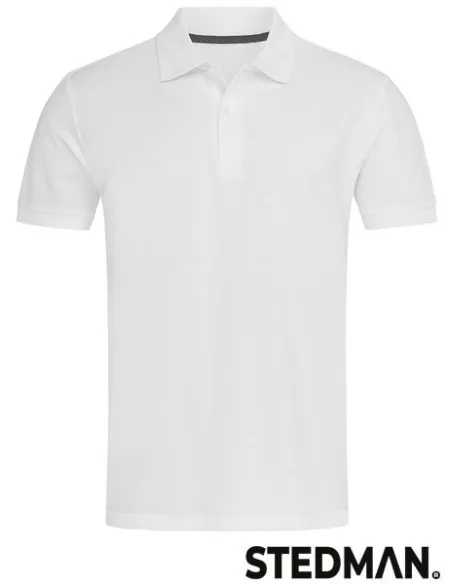 POLO MĘSKIE SST9050 WHI