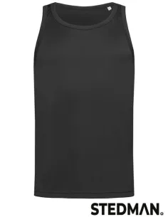 T-SHIRT MĘSKI BEZ RĘKAWÓW SST8010 BLO 2
