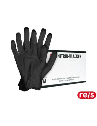 RĘKAWICE NITRYLOWE RNITRIO-BLACKER B